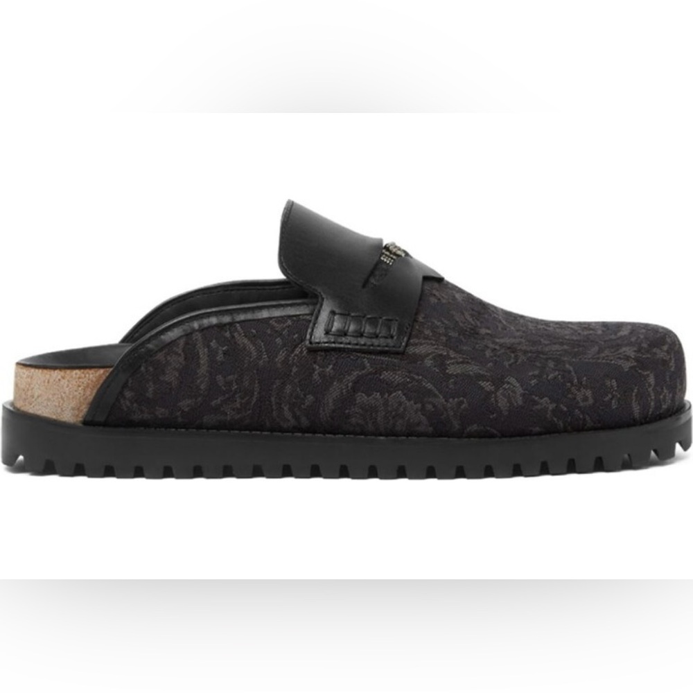 Versace Medusa Head-embellished Barocco-jacquard mules - Picture 3 of 16
